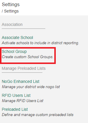 School Groups