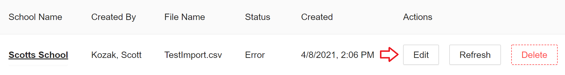 Import Error