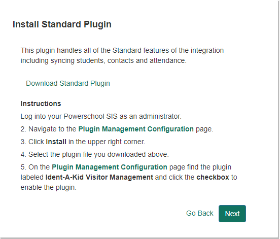 Standard Plugin Download